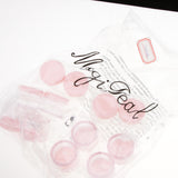 Max 12pcs 15g Makeup Sample Container Cosmetic Lotion Cream Gel Jars Pots  Pink