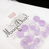 Max 12pcs 15g Makeup Sample Container Cosmetic Lotion Cream Gel Jars Pots Purple