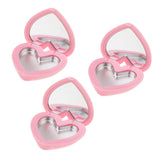 Max Fashion Cute Heart-Shaped Style Design Lipstick ,Eyeshadow,Blush Case Pink