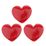 Max Fashion Cute Heart-Shaped Style Design Lipstick ,Eyeshadow,Blush Case Red