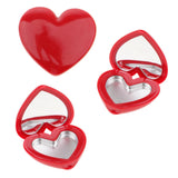 Max Fashion Cute Heart-Shaped Style Design Lipstick ,Eyeshadow,Blush Case Red