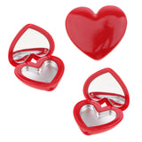 Max Fashion Cute Heart-Shaped Style Design Lipstick ,Eyeshadow,Blush Case Red