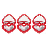 Max Fashion Cute Heart-Shaped Style Design Lipstick ,Eyeshadow,Blush Case Red