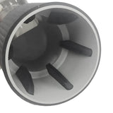 Max T Shape Hairdryer Wind Spin Hair Curl Diffuser Salon Styling Tool Grey