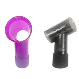 Max T Shape Hairdryer Wind Spin Hair Curl Diffuser Salon Styling Tool Grey