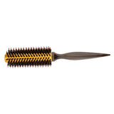 Max Wooden Handle Round Hairdressing Comb Curly Style Hairbrush With Bristle M