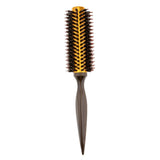 Max Wooden Handle Round Hairdressing Comb Curly Style Hairbrush With Bristle M