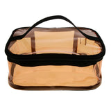 Max PVC Travel Clear Cosmetic Toiletry Wash Pouch Makeup Storage Zipper Bag 1#