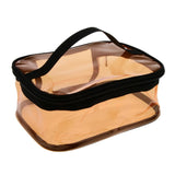Max PVC Travel Clear Cosmetic Toiletry Wash Pouch Makeup Storage Zipper Bag 1#