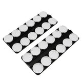 Max 24 Slots Detachable Nail Art Glitter Powder Case Nail Painting Palette Clear