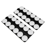 Max 24 Slots Detachable Nail Art Glitter Powder Case Nail Painting Palette Clear