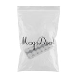 Max 24 Slots Detachable Nail Art Glitter Powder Case Nail Painting Palette Clear