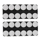 Max 24 Slots Detachable Nail Art Glitter Powder Case Nail Painting Palette Clear