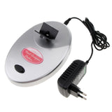 Max Nail Lacquer Shaker Adjustable Gel Polish Varnish Bottle Shaking Machine EU Silver