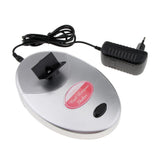 Max Nail Lacquer Shaker Adjustable Gel Polish Varnish Bottle Shaking Machine EU Silver