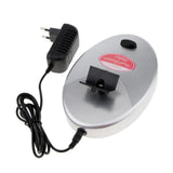 Max Nail Lacquer Shaker Adjustable Gel Polish Varnish Bottle Shaking Machine EU Silver