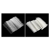 Max False Nail Tips Pratice Stickers Display Nail Gel UV Polish Manicure Clear