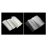 Max False Nail Tips Pratice Stickers Display Nail Gel UV Polish Manicure Clear