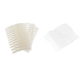 Max False Nail Tips Pratice Stickers Display Nail Gel UV Polish Manicure Clear