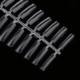 Max False Nail Tips Pratice Stickers Display Nail Gel UV Polish Manicure Clear