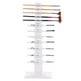 Max Stable Acrylic Makeup Brushes Holder Display Drying Rack Brushes Organizer Clear