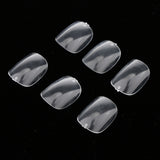 Max 500 Full Cover Toe Nail Tips False Toenail Artificial for UV Gel Manicure Clear