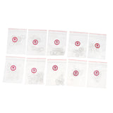Max 500 Full Cover Toe Nail Tips False Toenail Artificial for UV Gel Manicure Clear