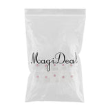 Max 500 Full Cover Toe Nail Tips False Toenail Artificial for UV Gel Manicure Clear