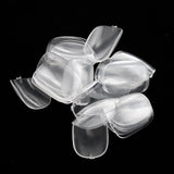 Max 500 Full Cover Toe Nail Tips False Toenail Artificial for UV Gel Manicure Clear
