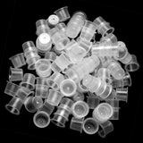 Max 100pcs Disposable Plastic Tattoo Cup Pot Pigment Ink Holder Tattoo Tools M