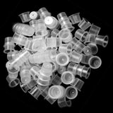 Max 100pcs Disposable Plastic Tattoo Cup Pot Pigment Ink Holder Tattoo Tools M