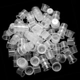 Max 100pcs Disposable Plastic Tattoo Cup Pot Pigment Ink Holder Tattoo Tools M