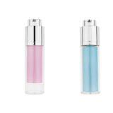 Max Vacuum Pump Press Spray Bottle Makeup Liquid Lotions Cosmetic Container Pink