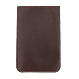 Max PU Leather Comb Bag Pocket Organizer Storage Protective Cover Case Pack Brown