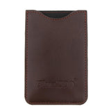 Max PU Leather Comb Bag Pocket Organizer Storage Protective Cover Case Pack Brown