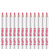 Max 12pcs Waterproof Matte Velvet Lip Liner Makeup Pencil Pen Lipliner Crayon 57#