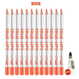 Max 12pcs Waterproof Matte Velvet Lip Liner Makeup Pencil Pen Lipliner Crayon 56#