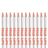 Max 12pcs Waterproof Matte Velvet Lip Liner Makeup Pencil Pen Lipliner Crayon 56#