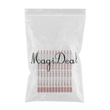 Max 12pcs Waterproof Matte Velvet Lip Liner Makeup Pencil Pen Lipliner Crayon 53#