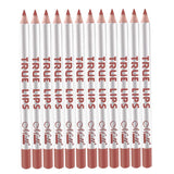 Max 12pcs Waterproof Matte Velvet Lip Liner Makeup Pencil Pen Lipliner Crayon 53#