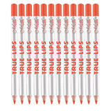 Max 12pcs Waterproof Matte Velvet Lip Liner Makeup Pencil Pen Lipliner Crayon 52#