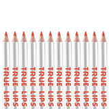 Max 12pcs Waterproof Matte Velvet Lip Liner Makeup Pencil Pen Lipliner Crayon 52#