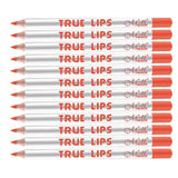 Max 12pcs Waterproof Matte Velvet Lip Liner Makeup Pencil Pen Lipliner Crayon 52#