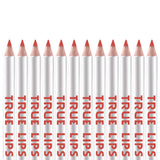 Max 12pcs Waterproof Matte Velvet Lip Liner Makeup Pencil Pen Lipliner Crayon 50#