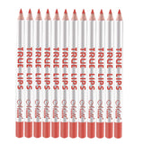 Max 12pcs Waterproof Matte Velvet Lip Liner Makeup Pencil Pen Lipliner Crayon 50#