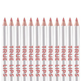 Max 12pcs Waterproof Matte Velvet Lip Liner Makeup Pencil Pen Lipliner Crayon 46#