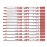 Max 12pcs Waterproof Matte Velvet Lip Liner Makeup Pencil Pen Lipliner Crayon 46#
