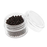 Max 1000pcs 3mm Silicone Lined Micro Ring Links Beads Links For Hair Extension Brown