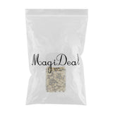Max 500pcs Silicone Lined Micro Ring Links Beads Links For Hair Extensions Beige