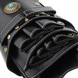 Max PU Leather Barber Scissors Shears Combs Clips Tools Holder Pouch Waist Bag Black